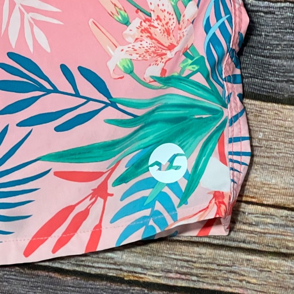 Hollister Floral Tropical Board Shorts Swim Trunks Swimsuit Mens - Picture 3 of 6